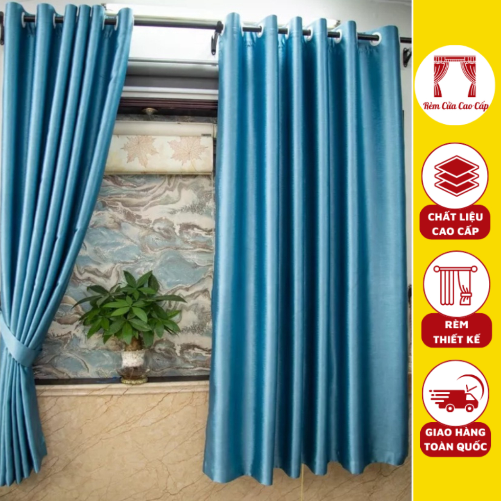Rèm Cửa Sổ , Rèm Cửa Che Nắng Vải Gấm Dệt 3 Lớp Hang Loại 1 Chất Lượng ...