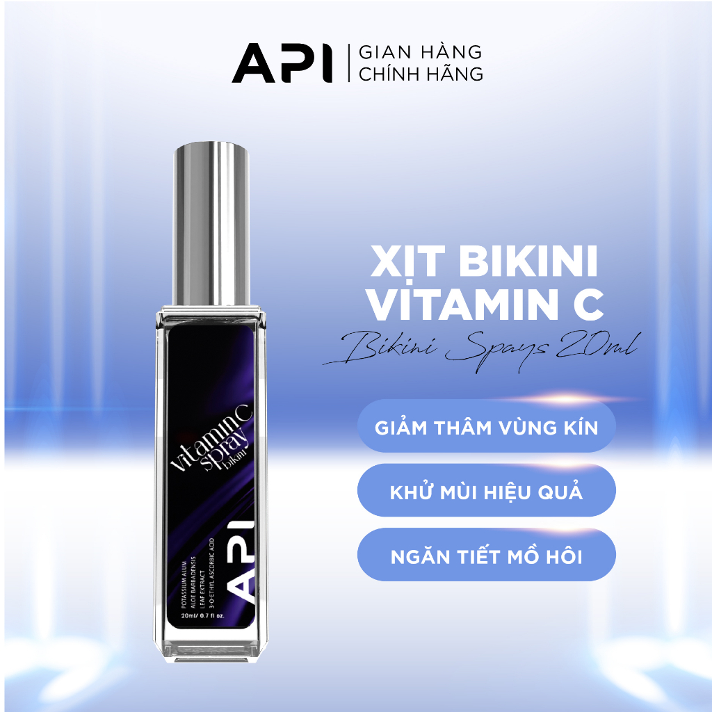 Bộ Đôi Nước Hoa Khử Khuẩn Vùng Kín Mee Natural API Bikini Vitamin C