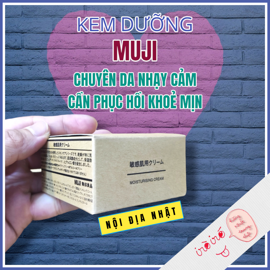 Kem dưỡng ẩm Muji cho da nhạy cảm 50g | Shopee Việt Nam
