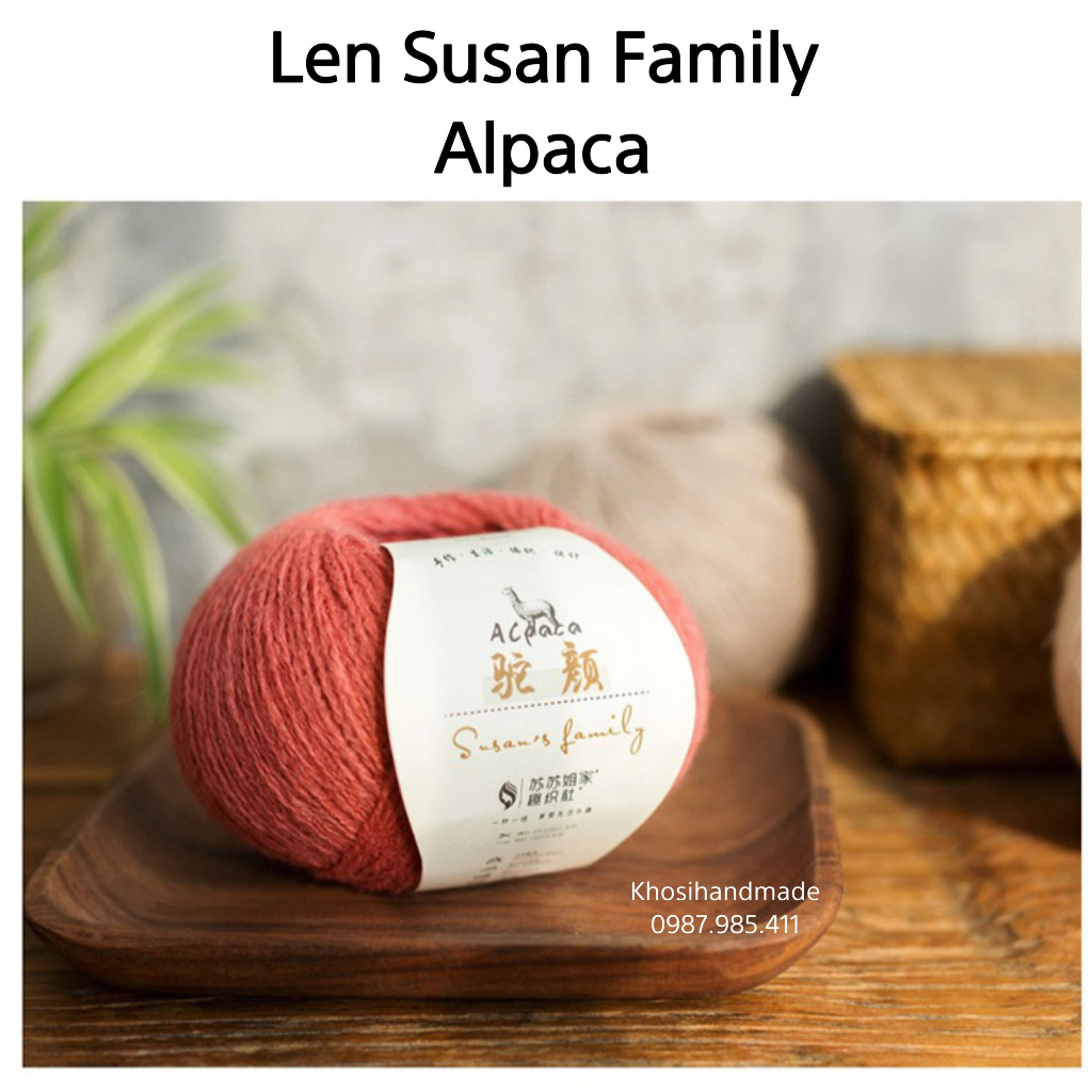 LEN SUSAN ALPACA (đan móc đồ thu đông/đan thú bông siêu thích) | Shopee ...