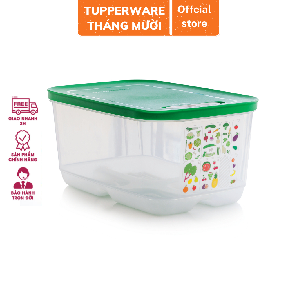 5 Tupperware FridgeSmart containers set, 9.9L 1.8L 4.4L great, produce fresh