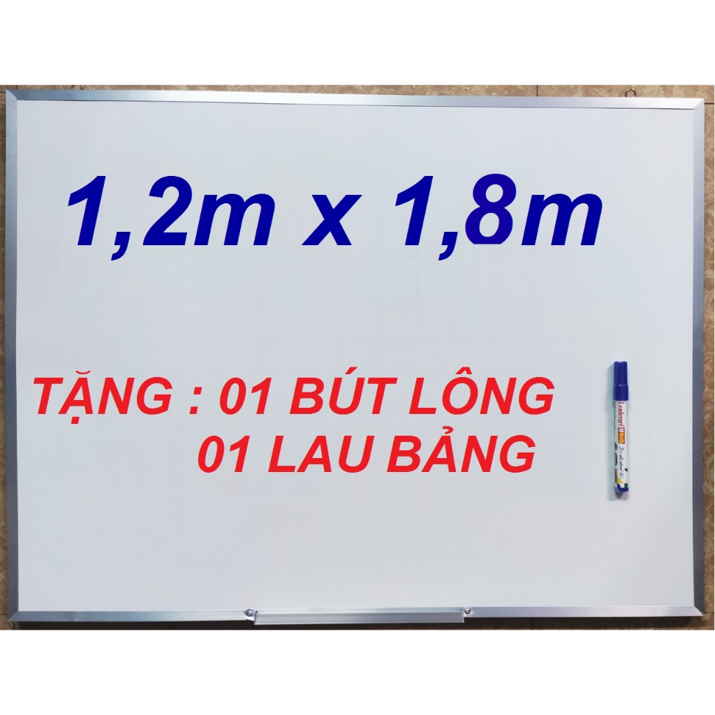 Bảng mica trắng viết bút lông 120 X 180cm - Tặng Bút lông & Lau bảng ...