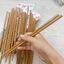 10 Đôi đũa gỗ sao - Lê Vân - đũa chắc chắn - đũa gỗ Lê Vân Cao Cấp
