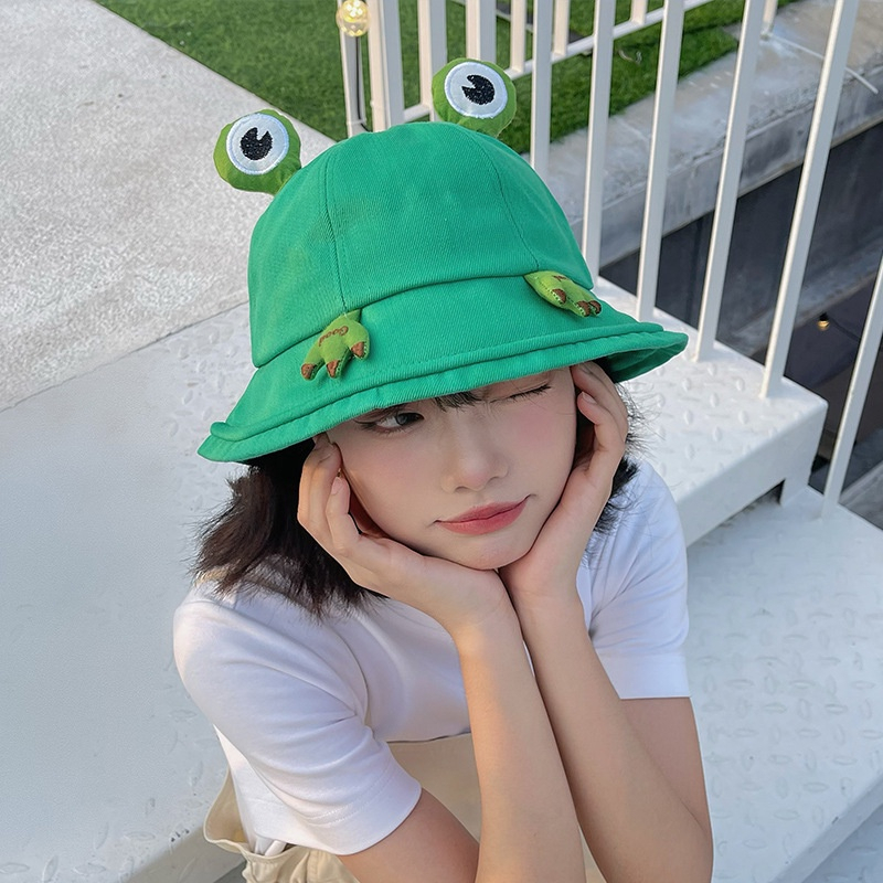 Mũ Bucket Hình Chú Ếch Dễ Thương Thời Trang Cho Nữ (   hot)