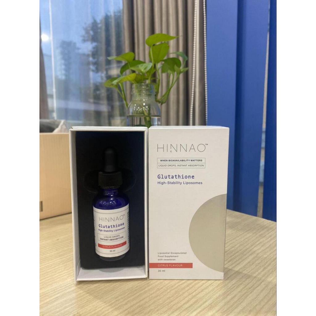 HNG CHNH HNG] Siro ngm trng da, chng oxy ha Hinnao Glutathione 30ml  BS NGHA | Shopee Vit Nam