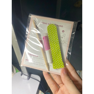 Nail box thiết kế theo yêu cầu đính nơ needle nail
