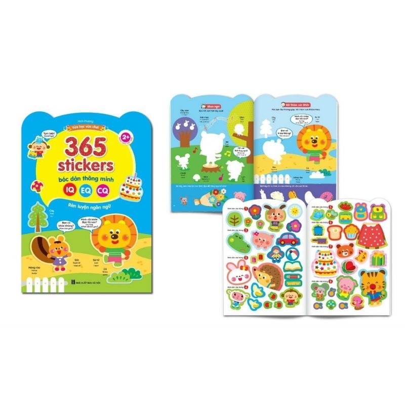 Ảnh Sách - Bóc dán thông minh vừa học vừa chơi phát triển sáng tạo song ngữ Việt Anh (Bộ 6 cuốn) 3
