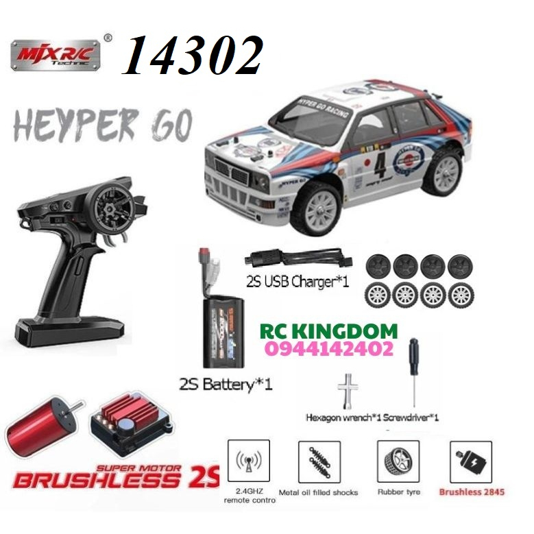 Xe điều Khiển MJX Hyper Go 14302, động Cơ Không Chổi Than, Gyro Theo Xe ...