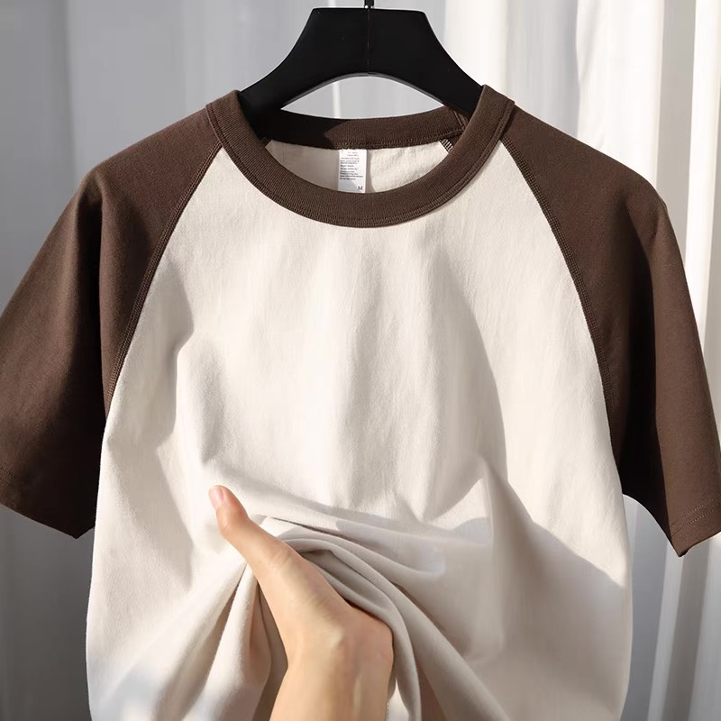 Áo thun tay lỡ RAGLAN TRƠN chất cotton thấm hút mồ hôi nam nữ đều mặc ...