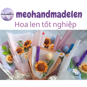 Hoa len tốt nghiệp - Handmade len - Crochet - Amigurumi