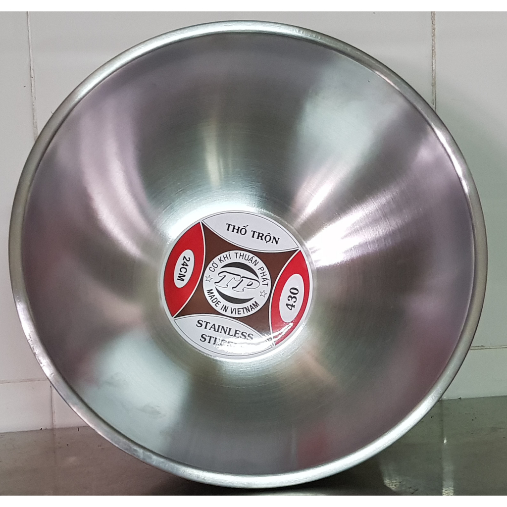 Thố trộn salad inox 304 Cao CấpThuận Phát size 24cm | Shopee Việt Nam