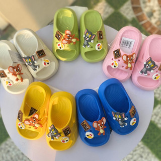 Dép bánh mì cho bé gắn sticker TOMM,Jerry chất liệu nhựa EVA siêu nhẹ cho bé từ 2- 8 tuổi ( B01 )