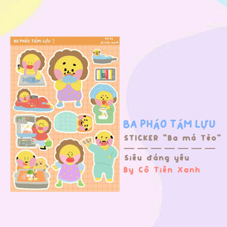 Sticker đặc biệt Cô Tiên Xanh | Shopee Việt Nam