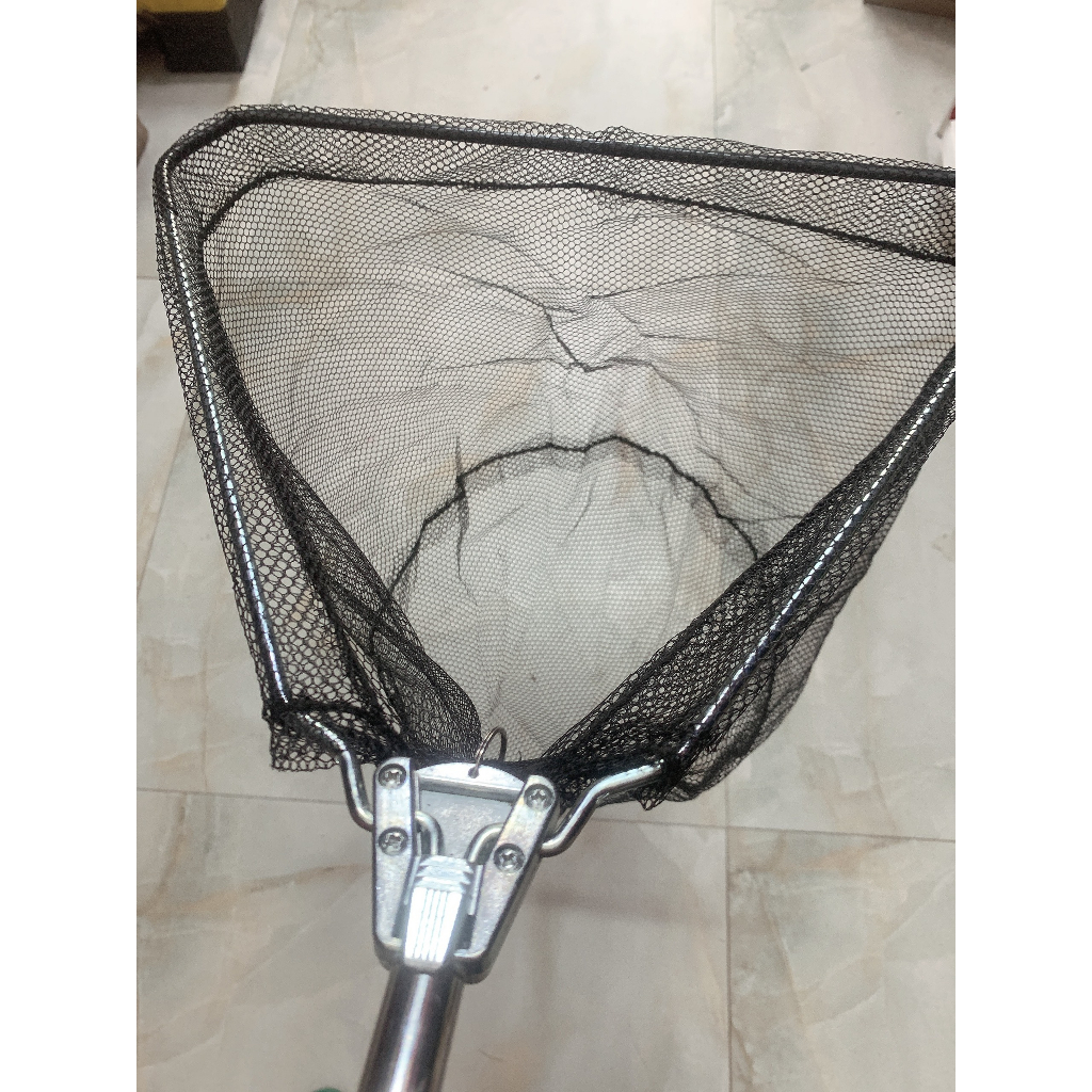 Vợt Cá inox Tam Giác Liền Vành , Vợt Cá Gấp Gọn 2m1 giá rẻ | Shopee ...