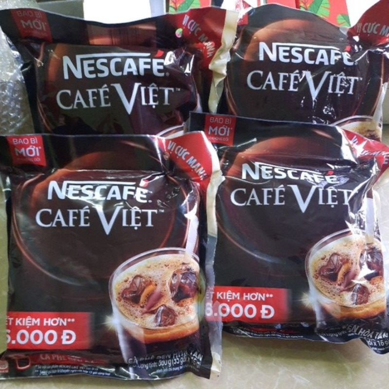 Cà phê hòa tan NESCAFÉ Café Việt (35 gói x 16g), NESCAFÉ 3in1 (46 gói x ...
