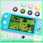 Oled/V1/V2/Lite Nút Bọc Analog Dành Cho Joycon Của Máy Game Cầm Tay Nintendo Switch Cat Paw