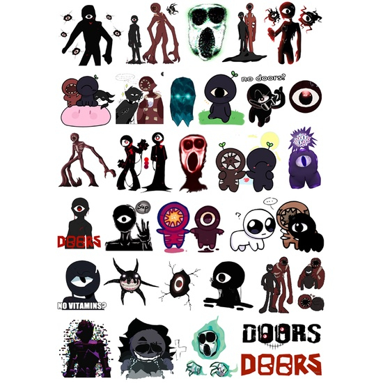 Sticker Roblox Doors hình dán Roblox Doors M05399 | Shopee Việt Nam