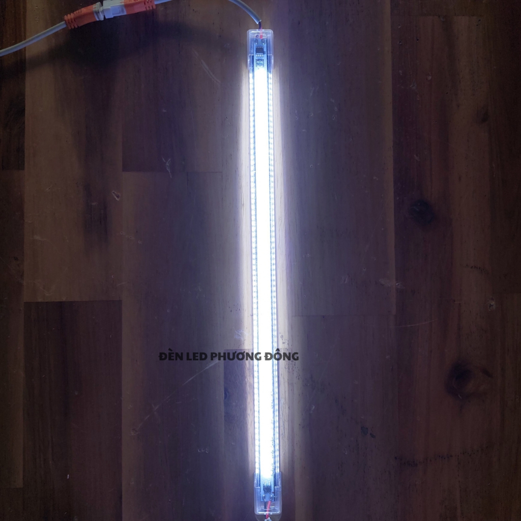 Combo 2 Đèn LED thanh 220V 2835 - 1 Hàng bóng Trắng, Vàng - 30cm - 50cm - 1m