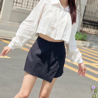 LOOK BASICC - Quần giả váy vạt chéo Taylor Skirt