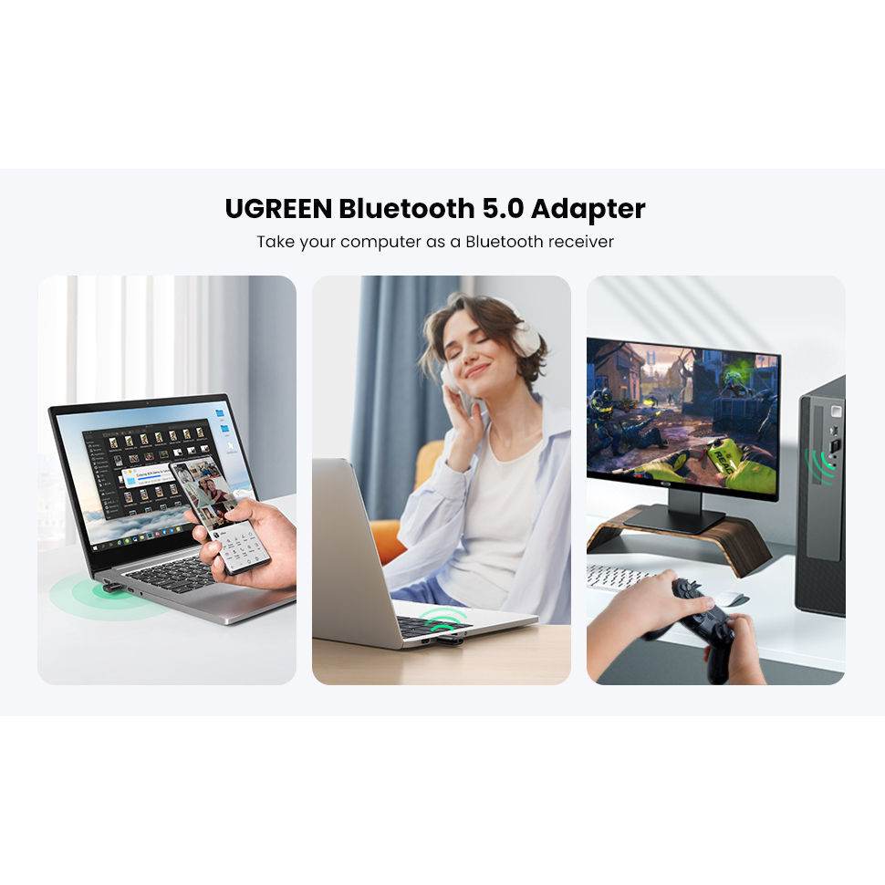 USB Bluetooth 5.4 5.0 5.3 Ugreen 35058 CM748 80889 90225 CM390 (kết nối 5/7 thiết bị,cách 20m) | BigBuy360 - bigbuy360.vn