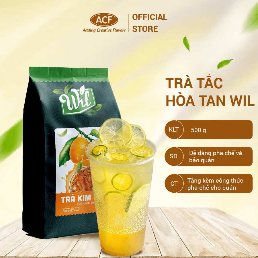 Trà kim quất (trà tắc) Wil hòa tan túi 500g | Shopee Việt Nam
