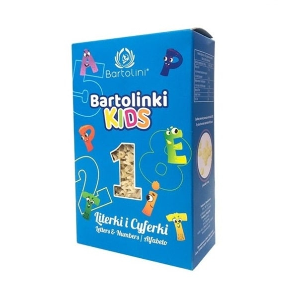 Ảnh Mì nui cho bé nhiều hình Bartolini 250g (Hình Ngôi sao/ Hình Chữ cái và Chữ số) 1