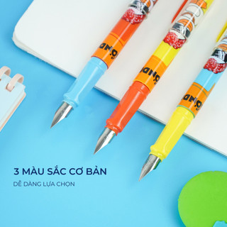 Bút Máy Học Sinh Vịt Trắng Nghe Nhạc MONDEZ Ngòi Trơn Đa Dạng Màu Sắc, Thích Hợp Cho Bé Luyện Chữ M13003