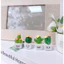 Mô hình chậu cây xương rồng, sen đá mini dễ thương tiểu cảnh, bày bàn làm việc, bàn học, tủ sách, taplo ô tô