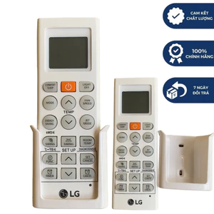 Điều khiển điều hoà LG 1 chiều loại sịn, kèm đế, Remote máy lạnh LG 1 ngựa - tặng kèm pin
