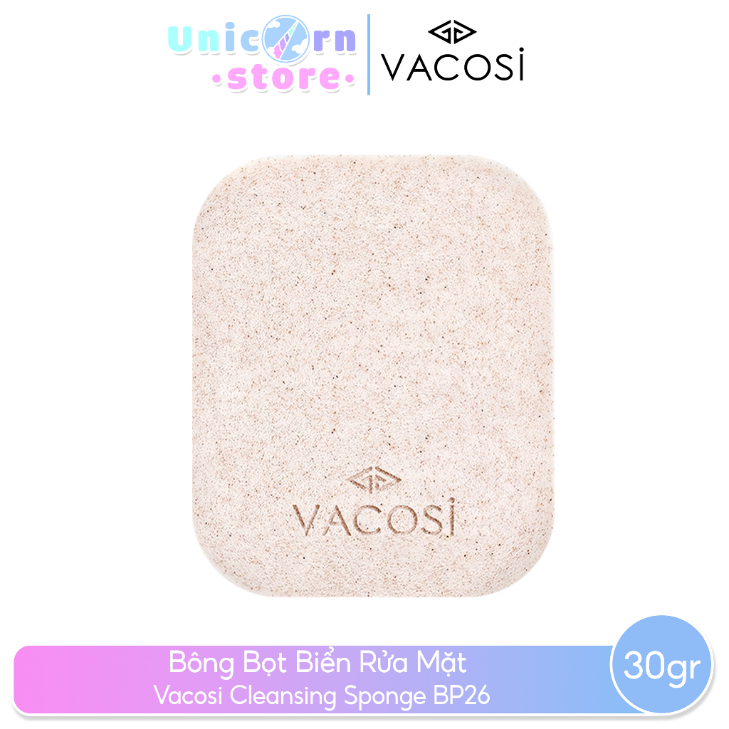 Bông Bọt Biển Rửa Mặt Vacosi Cleansing Sponge BP26 (giao ngẫu nhiên màu)