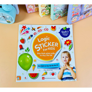 Sách - Logic Sticker For Kids - Dán hình phát triển tư duy cho bé 2-8 tuổi - ndbooks