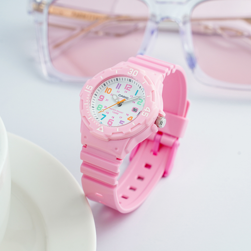 Ảnh Đồng Hồ Casio Nữ LRW-200H-4B2VDF Mặt Tròn Dây Cao Su Chính Hãng 2
