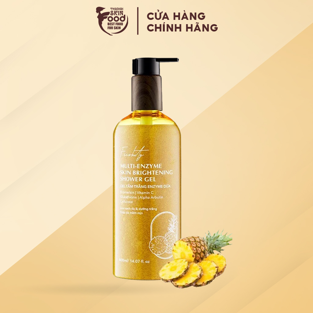 [HB GIFT] Sữa Tắm Dạng Gel Từ Enzyme Dứa Làm Sạch & Dưỡng Trắng Cho Da ...