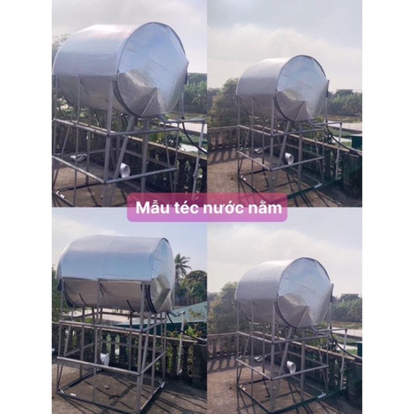 Bạt phủ chống nóng bồn nước, Áo bọc chống nóng bồn- téc nước Đứng , Nằm 1000 lít >2000 lít