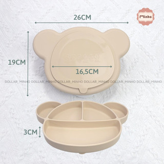 Nắp kiêm đĩa ăn, BPA FREE an toàn Dollar Minho