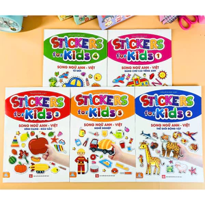 Sách - Stickers For Kids - Song ngữ Anh Việt - Ndbooks