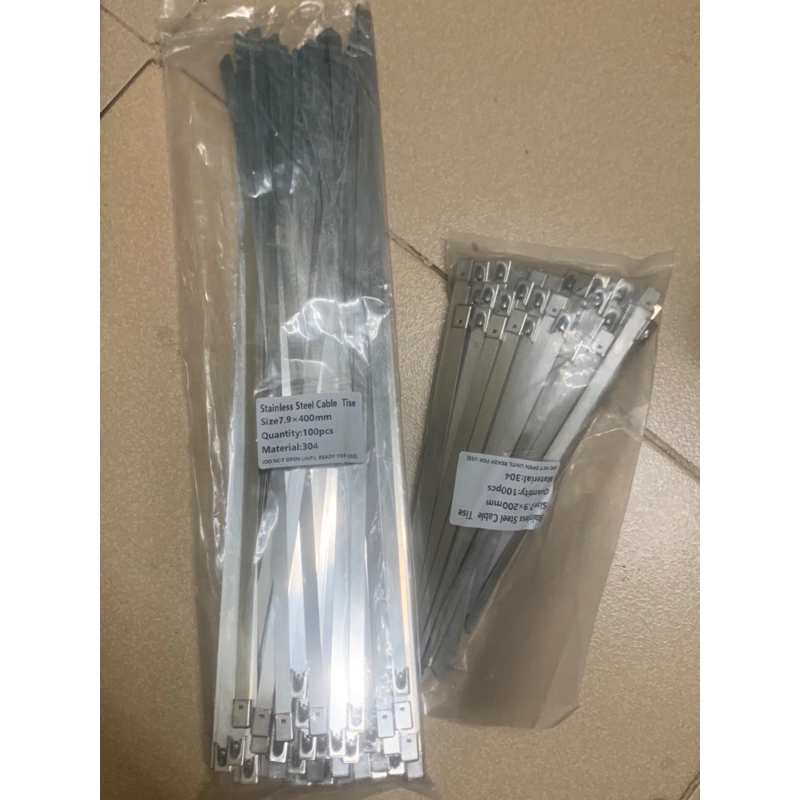 Dây rút inox 304 bản 7.9mm (túi 100 cái) | Shopee Việt Nam