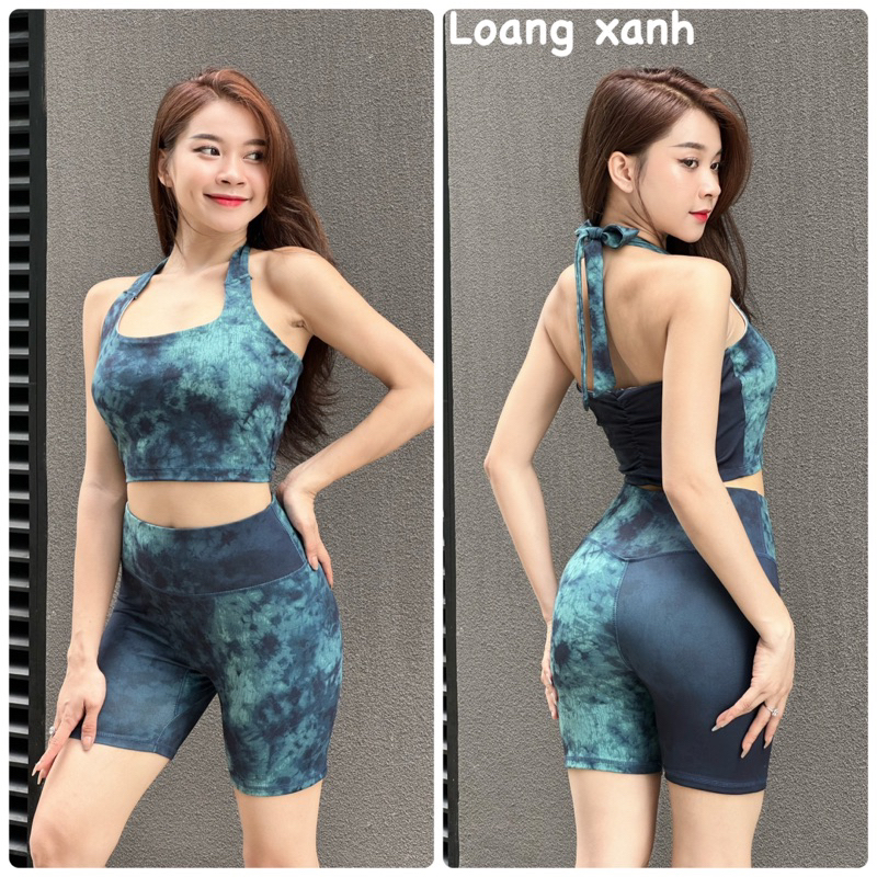 Set Đùi Tập Gym Nữ Cổ Yếm, Cột Dây Xinh Xắn | Shopee Việt Nam