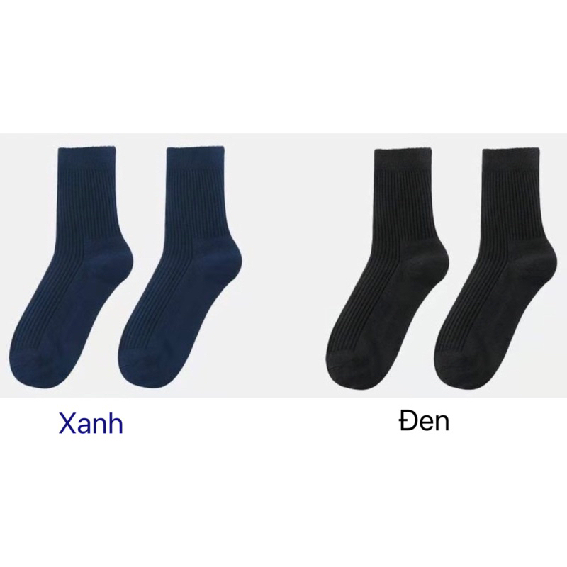 Tất Vớ Trơn Nam Cổ Cao Co Giãn Bốn Chiều Phong Cách Hàn Quốc