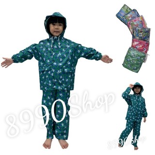 Áo Mưa Bộ Cho Bé Từ 4 Đến 9 Tuổi Siêu Bền Hoạ Tiết Dễ Thương