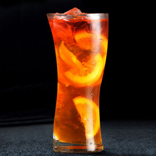 Bộ 6 Ly thuỷ tinh 380ml, Cốc thuỷ tinh sọc cong chữ S chịu nhiệt dùng uống cafe, trà sữa, nước ép