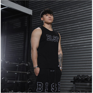 Bộ Ba Lỗ Tanktop Hè BLSF Chữ Bản Lớn Phong Cách Bóng Rổ Trẻ Trung, Chất Liệu Cotton Khô Mềm Mịn Thoải Mái Thấm Hút