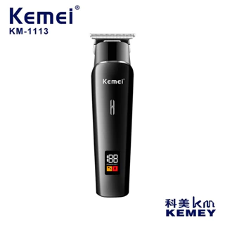 Tông đơ cắt tóc - Chấn viền KM-1113 hàng chất lượng gato kẻ vẽ -vét chân tóc- cạo râu -cạo trọc sắc bén