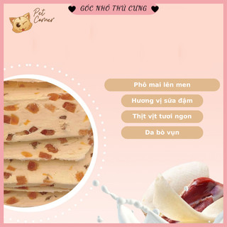 Bánh thưởng phô mai béo ngậy, giàu dinh dưỡng cho thú cưng (Snack cho chó mèo nhiều vị)