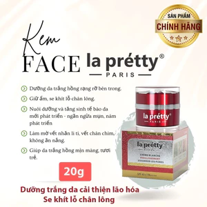 Kem Trắng da, cải thiện lão hóa, se khít lỗ chân lông Kem La pretty Kem Lapretty