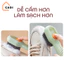 Bàn chải chà giày có ngăn chứa nước giặt, Bàn chải cọ rửa đa năng 3 trong 1 có hộc chứa xà phòng có thể treo tường