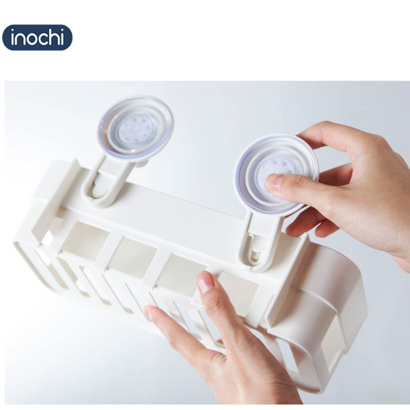 Kệ treo tường nhà tắm Nachi CHỮ NHẬT (treo ngang) Inochi không cần khoan tiện dụng, đa năng
