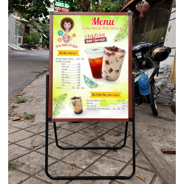 Bảng Menu gỗ in decal dành cho quán cà phê 60x1m2 | Shopee Việt Nam