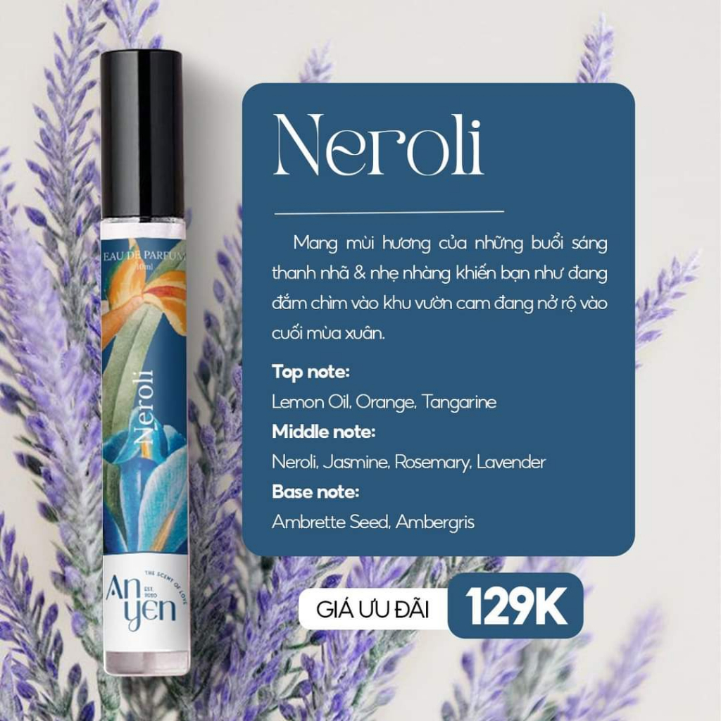 Ảnh Nước Hoa An Yên LoveDear Tinh Dầu Nhập Khẩu Châu Âu Thơm Lâu Nhiều Mùi Cho Nam Nữ 10ml 3