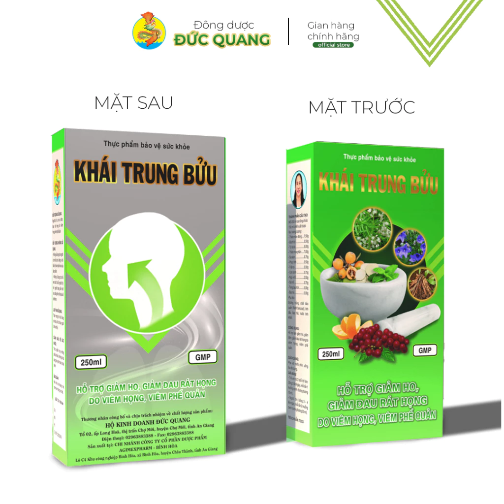 Bổ Phổi Khái Trung Bửu Rồng Việt Nam - Giúp bổ phế, giảm ho, đàm, đau rát họng do viêm họng, viêm ph